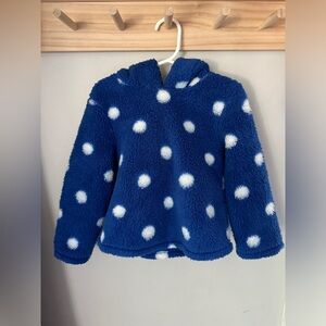 Harper Canyon Polka Dot Hooded Fleece Pullover